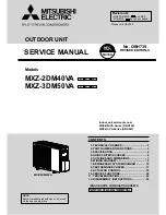 Toshiba MXZ-2DM40VA Service Manual предпросмотр