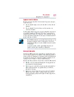 Предварительный просмотр 61 страницы Toshiba NB 105 (Spanish) Manual Del Usuario