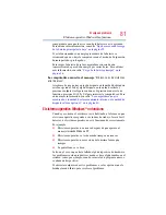 Предварительный просмотр 81 страницы Toshiba NB 105 (Spanish) Manual Del Usuario