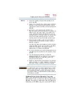 Preview for 115 page of Toshiba NB200 Series (Spanish) Manual Del Usuario