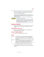 Preview for 17 page of Toshiba NB300 series User Manual