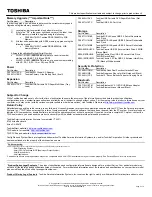 Preview for 2 page of Toshiba NB505-N508 Specifications