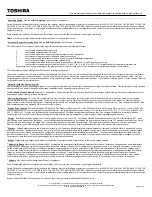 Preview for 3 page of Toshiba NB505-N508 Specifications