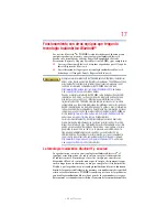 Preview for 17 page of Toshiba NB510 Series (Spanish) Manual Del Usuario