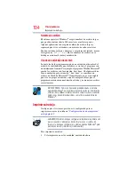 Preview for 104 page of Toshiba NB510 Series (Spanish) Manual Del Usuario