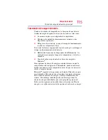 Preview for 115 page of Toshiba NB510 Series (Spanish) Manual Del Usuario