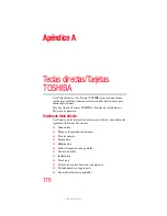 Preview for 178 page of Toshiba NB510 Series (Spanish) Manual Del Usuario