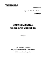 Toshiba OIS Series User Manual preview