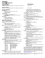 Preview for 1 page of Toshiba P15-S420 Specifications