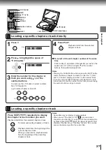 Preview for 27 page of Toshiba P1500 - DVD Player - 8 Owner'S Manual