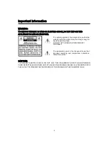 Preview for 2 page of Toshiba P1550LA Owner'S Manual