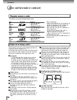 Preview for 10 page of Toshiba P1700 - SD DVD Player Owner'S Manual