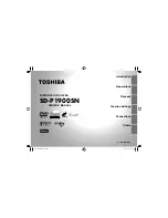 Preview for 1 page of Toshiba P1900 - DVD Player - 9 Owner'S Manual