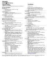 Preview for 1 page of Toshiba P25-S5092 Specifications