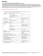 Preview for 3 page of Toshiba P25-S5092 Specifications