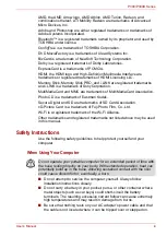 Preview for 3 page of Toshiba P300 Series User Manual