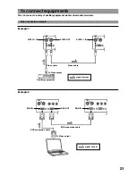 Preview for 21 page of Toshiba P32LS1 Owner'S Manual