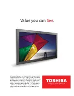 Toshiba P32LSA Specifications preview