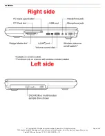 Preview for 8 page of Toshiba P35-S6112 Specifications