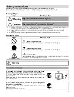 Preview for 3 page of Toshiba P42LHA Owner'S Manual