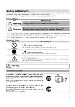 Preview for 3 page of Toshiba P42LSA - 42" LCD Flat Panel Display Owner'S Manual