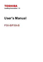 Toshiba P50-B User Manual предпросмотр