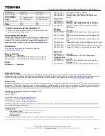 Preview for 2 page of Toshiba P740-ST5N01 Specifications