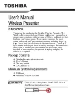 Preview for 1 page of Toshiba PA3674U-1ETB User Manual