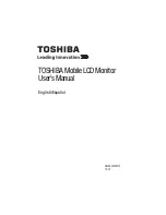 Preview for 1 page of Toshiba PA3923U-1LC3 User Manual