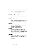 Preview for 7 page of Toshiba PA3923U-1LC3 User Manual