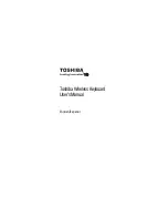 Preview for 1 page of Toshiba PA3959 User Manual