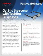 Preview for 1 page of Toshiba Passive 3D Glasses Description