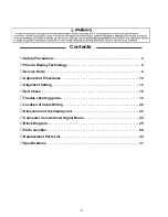 Preview for 2 page of Toshiba PD42W1E Service Manual