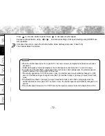 Preview for 72 page of Toshiba PDR-3300 - 3.2MP Digital Camera Owner'S Manual