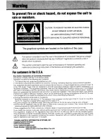 Предварительный просмотр 2 страницы Toshiba PDR-M1 Owner'S Manual