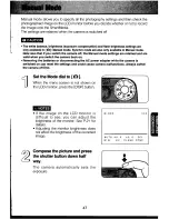 Предварительный просмотр 47 страницы Toshiba PDR-M1 Owner'S Manual