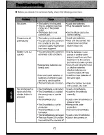 Предварительный просмотр 72 страницы Toshiba PDR-M1 Owner'S Manual