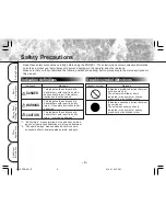 Preview for 10 page of Toshiba PDR-M11 Instruction Manual