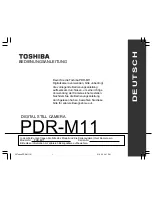 Preview for 183 page of Toshiba PDR-M11 Instruction Manual