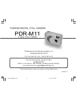 Preview for 272 page of Toshiba PDR-M11 Instruction Manual