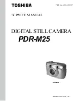 Toshiba PDR-M25 Service Manual preview