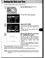 Preview for 25 page of Toshiba PDR-M3 Owner'S Manual