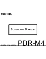 Toshiba PDR-M4 Software Manual preview