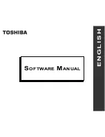 Preview for 2 page of Toshiba PDR-M4 Software Manual