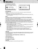 Preview for 2 page of Toshiba PDR-M500 Instruction Manual