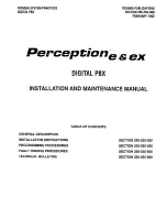 Preview for 2 page of Toshiba Perfecptione Installation And Maintenance Manual