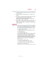 Предварительный просмотр 25 страницы Toshiba PH3064U-1EXB User Manual