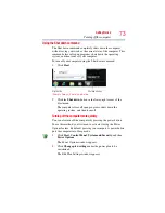 Preview for 73 page of Toshiba PLL23U-00S01C - NB205 N325WH - Atom 1.66 GHz User Manual