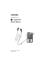 Toshiba Portable MP3 Player Owner'S Manual preview