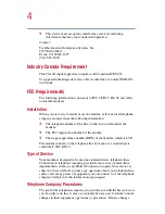 Preview for 4 page of Toshiba Portege 2010 User Manual